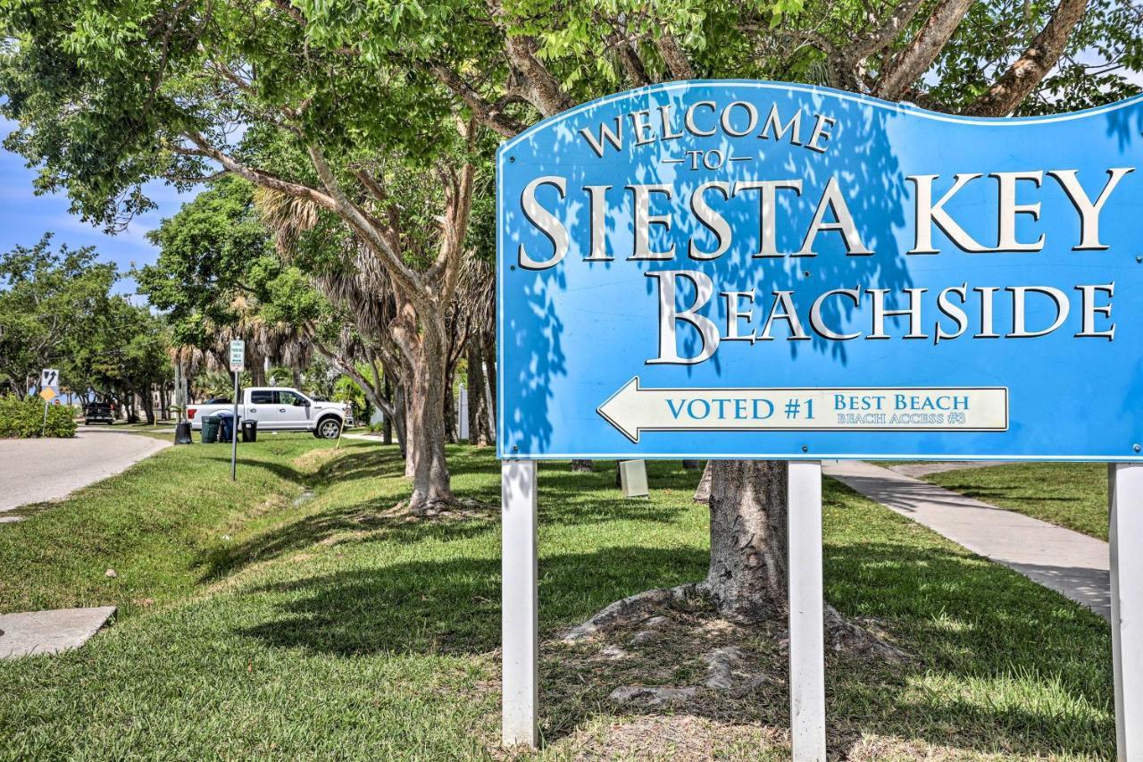 Siesta Key Village Studio On Canal Near Beach Sarasota Extérieur photo
